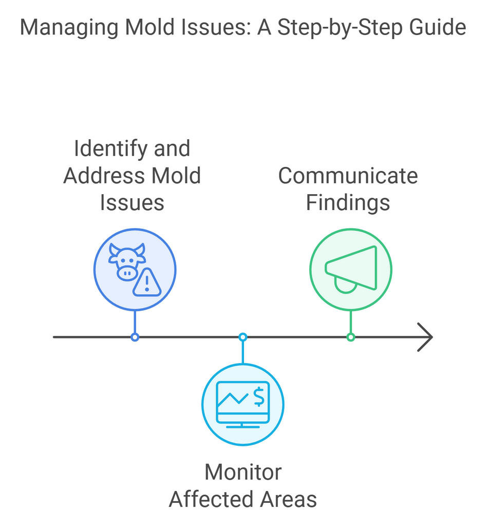 steps after receiving a mold inspection report