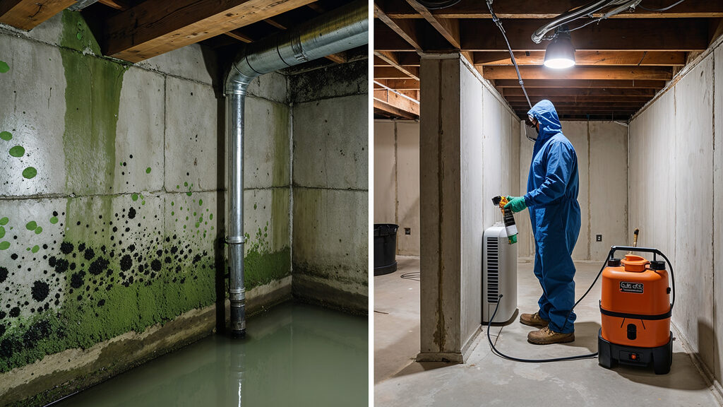 basement mold infestation and remediation process